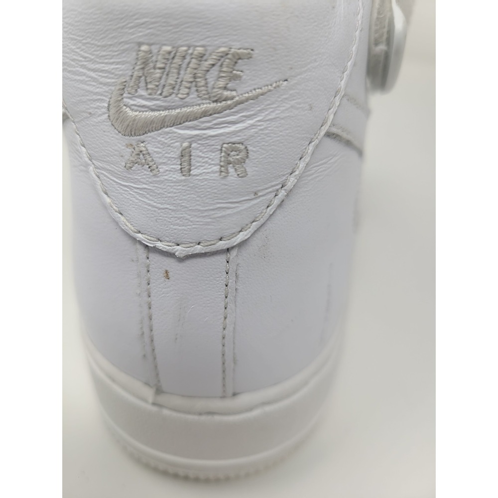 Nike Air Force 1 Mid White 07 Size 11 Men's Triple White - Picture 7 of 16